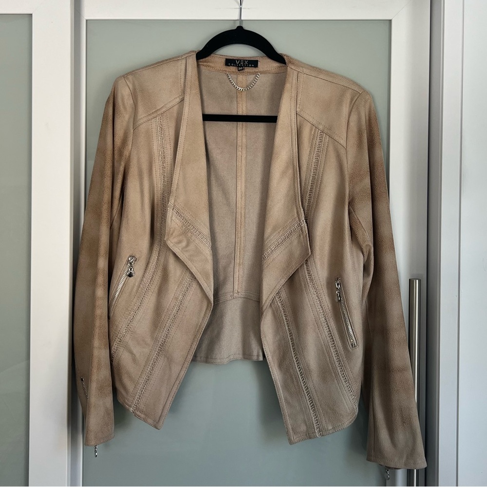 Vex Collection Women’s Faux Suede Jacket